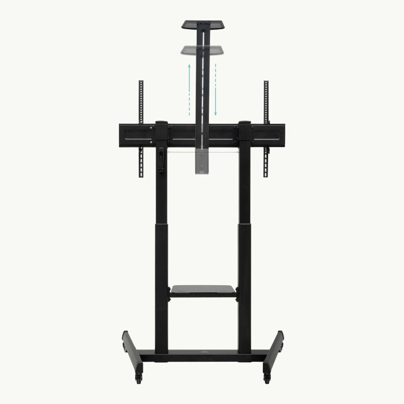 TV-stativ med hjul TooQ FS20406HM-B 60" 100" 120 kg 130 Kg (Refurbished A)