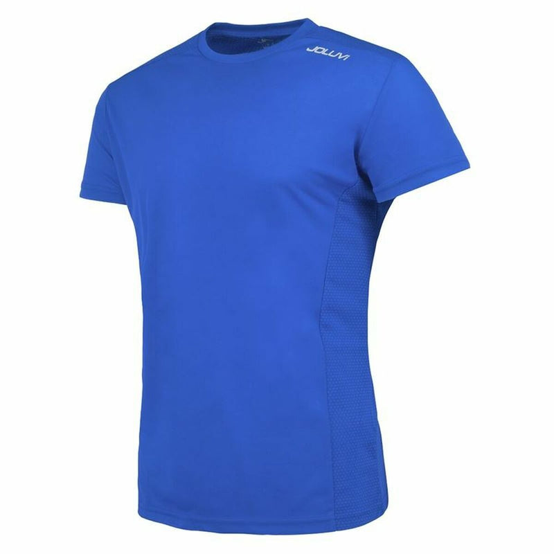 Kortærmet T-shirt til Mænd Joluvi Trainning Blå Mænd