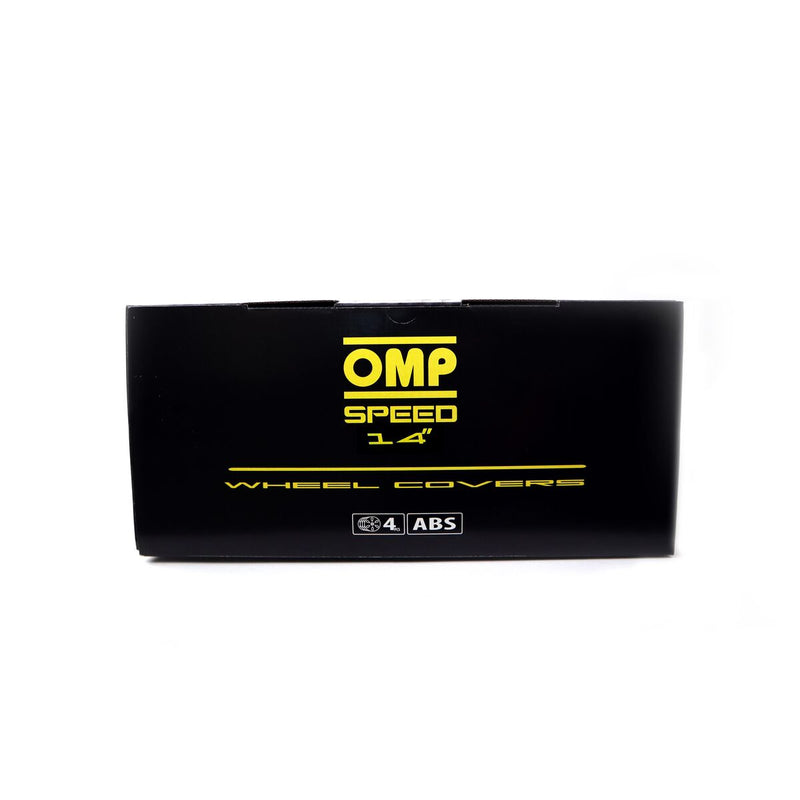 Hjulkapsel OMP OMPS07021412 Sort Sølvfarvet 14" (Refurbished C)