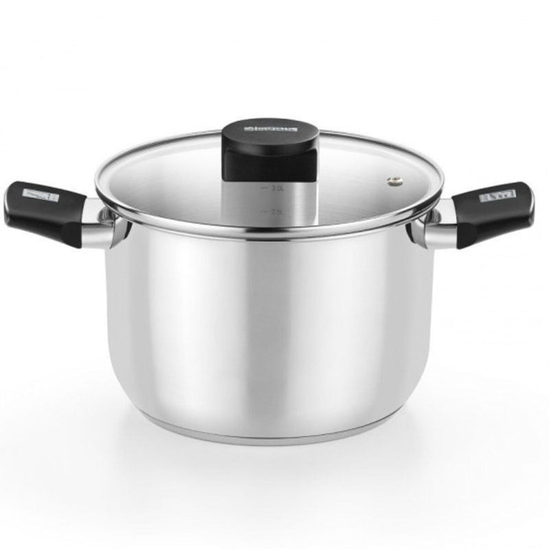 Gryde Med Låg Monix M240230 Sort Ø 30 cm (Refurbished A)