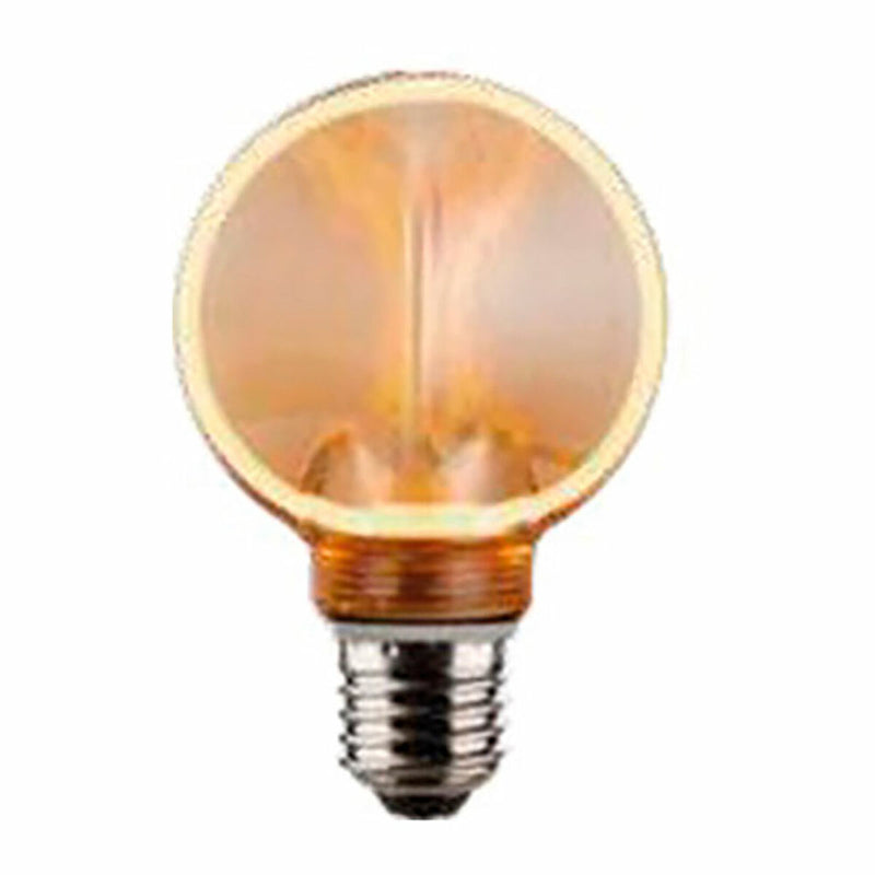 LED-lampe Fbright g80 4 W E27 220 lm Gylden Dekorativ (1800 K)