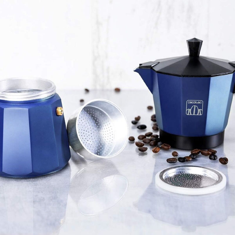 Italiensk Kaffekande Cecotec Mokclassic 900 Blå 9 Kopper (Refurbished A)
