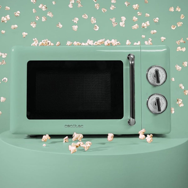 Mikrobølgeovnen Cecotec PROCLEAN 3010 RETRO Grøn 700 W 20 L (Refurbished A)