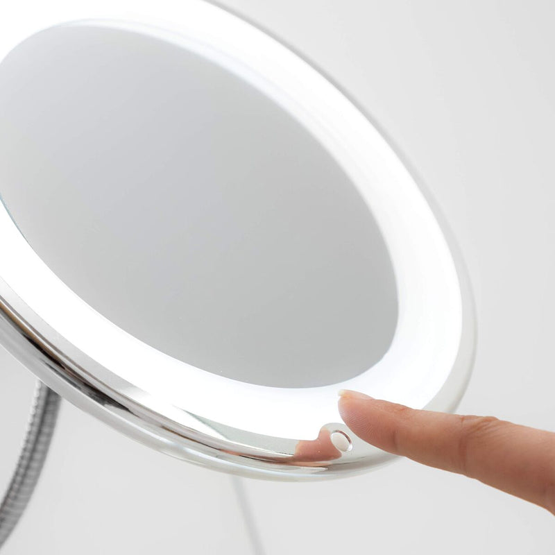LED Forstørrelsesglas med fleksibel arm og sugekopper Mizoom InnovaGoods IG814786 Hvid Glas (Refurbished A)