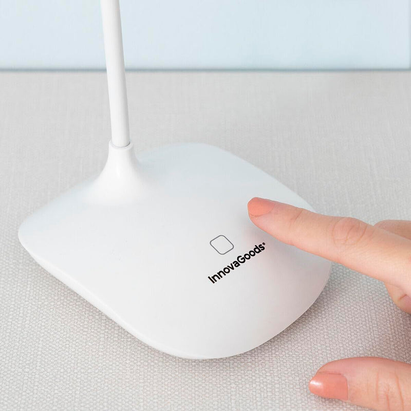 Genopladelig touch følsom LED-bordlampe InnovaGoods Lum2Go Hvid 3,7 V (Refurbished B)