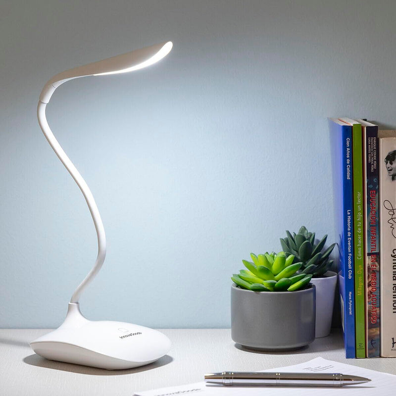Genopladelig touch følsom LED-bordlampe InnovaGoods Lum2Go Hvid 3,7 V (Refurbished B)