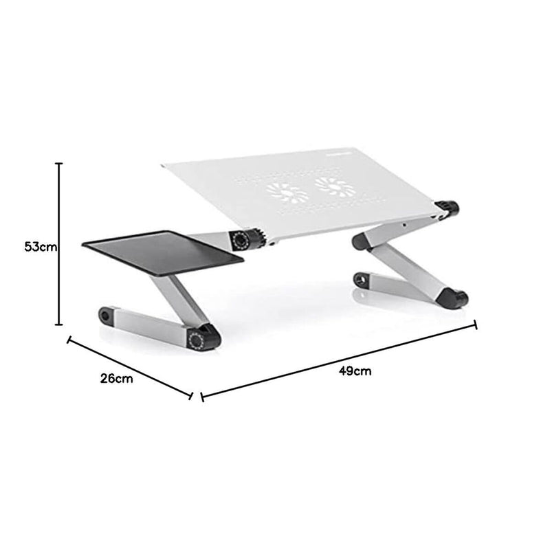 Justerbart bord med flere positioner til bærbar computer Iceberg V0103206 Aluminium (Refurbished A)