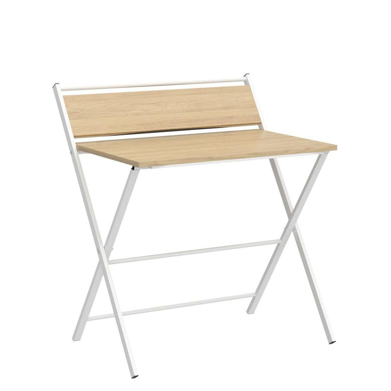 Foldbart skrivebord med hylde InnovaGoods V0103260 Træ (Refurbished C)