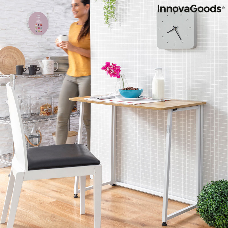 Folding Skrivebord InnovaGoods V0103358 Hvid (Refurbished B)