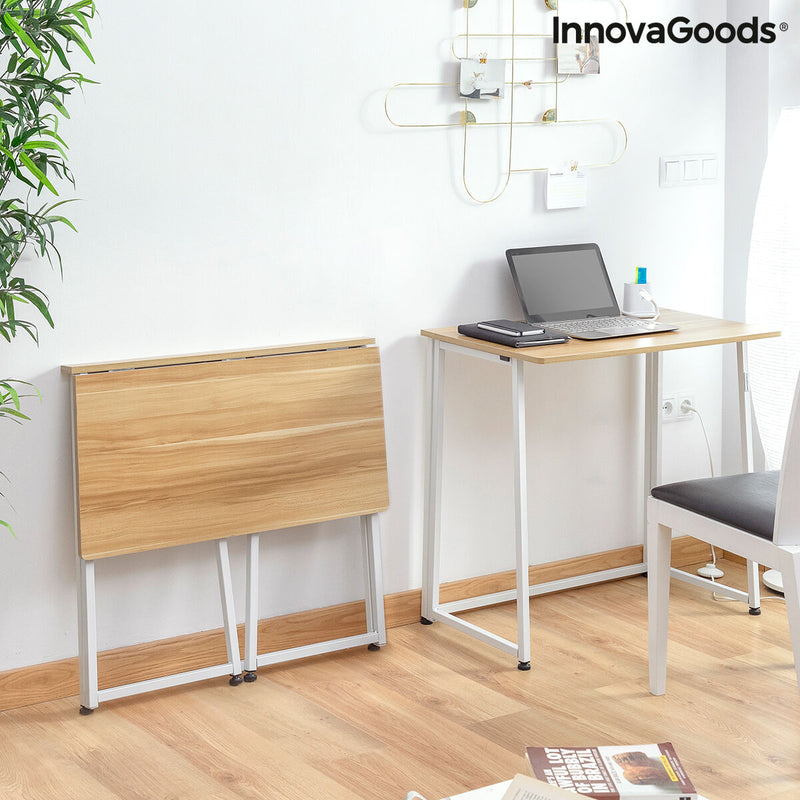 Folding Skrivebord InnovaGoods V0103358 Hvid (Refurbished B)