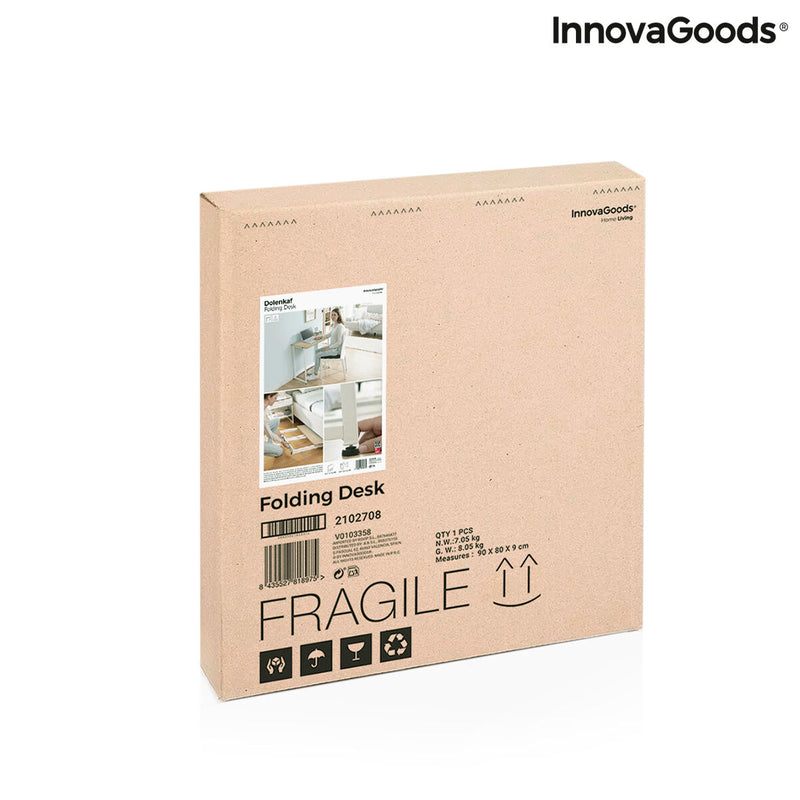 Folding Skrivebord InnovaGoods V0103358 Hvid (Refurbished B)