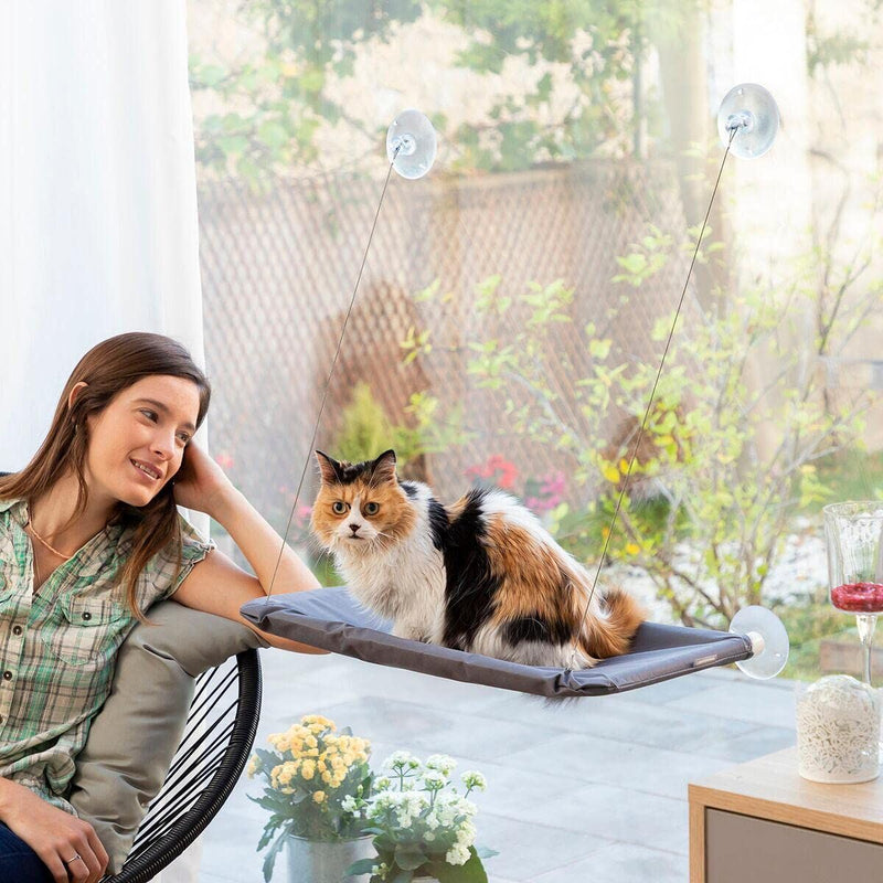 Hængende kat hængekøje Catlax InnovaGoods V0103474 Hvid Grå (Refurbished A)