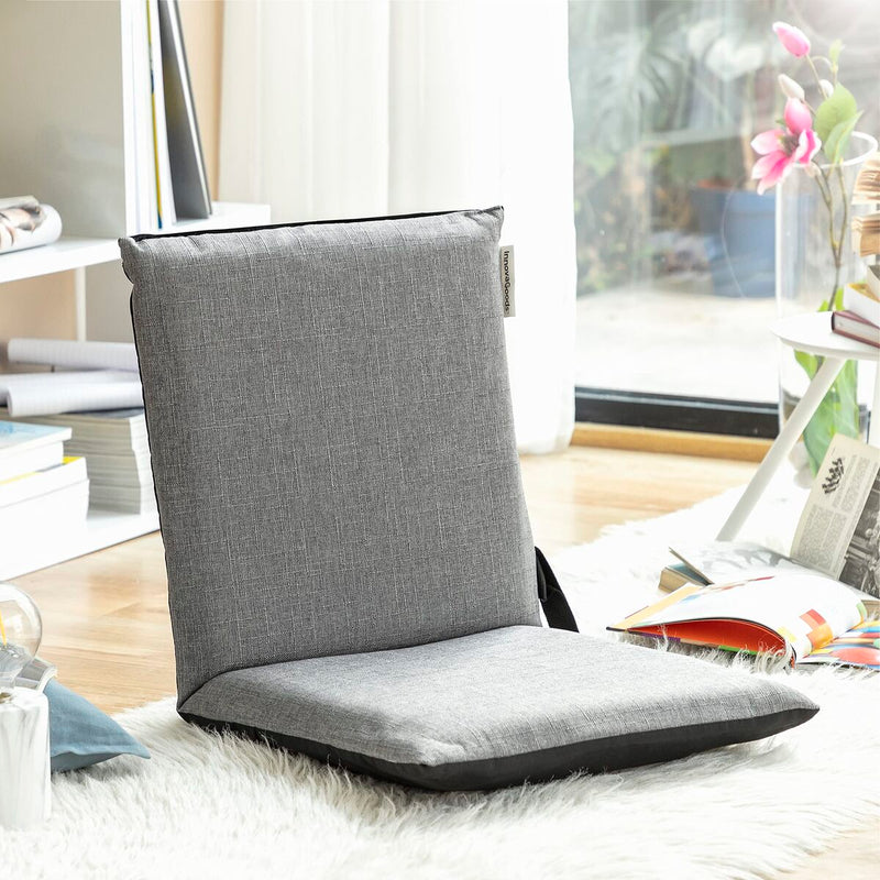 Ligelige Floor Stol Sitinel InnovaGoods Sitinel Sort Grå (Refurbished A)