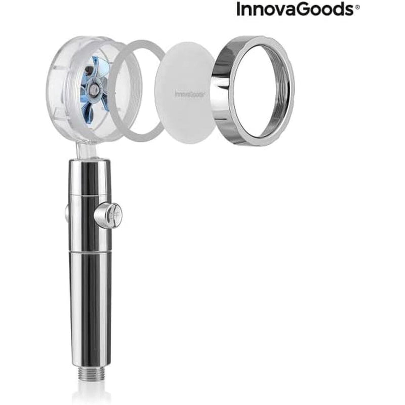 Eco-bruser med trykpropel og rensende filter Heliwer InnovaGoods Rustfrit stål (Refurbished A)