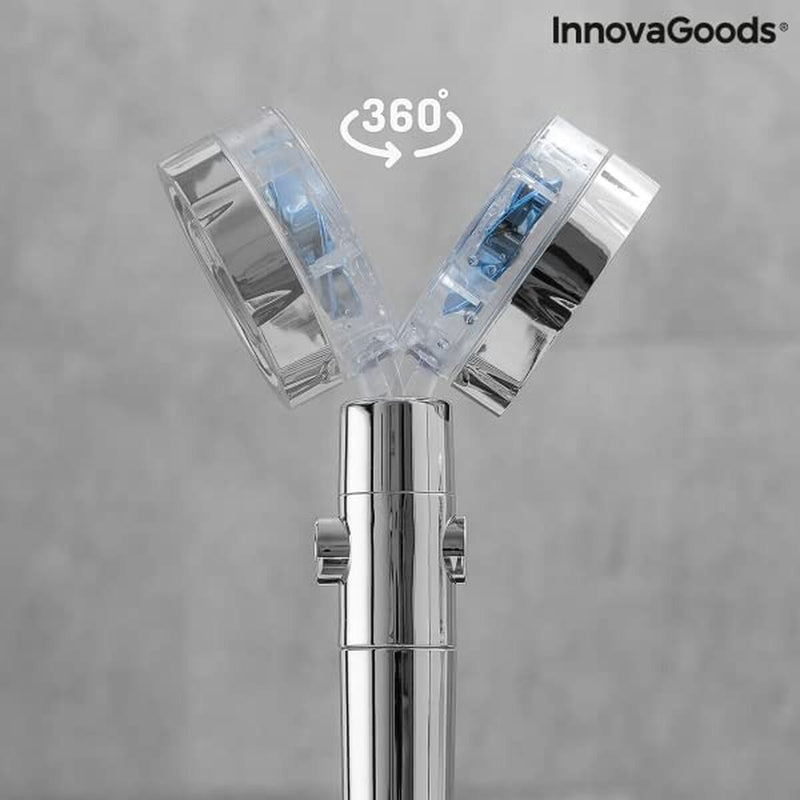 Eco-bruser med trykpropel og rensende filter Heliwer InnovaGoods Rustfrit stål (Refurbished A)