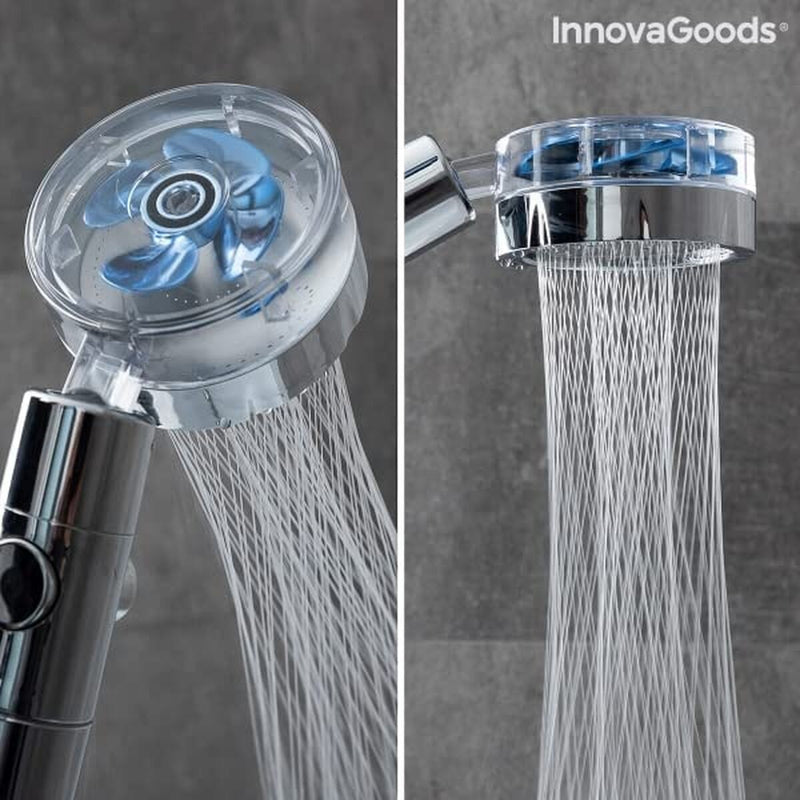 Eco-bruser med trykpropel og rensende filter Heliwer InnovaGoods Rustfrit stål (Refurbished A)