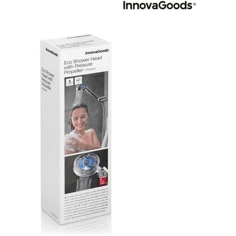 Eco-bruser med trykpropel og rensende filter Heliwer InnovaGoods Rustfrit stål (Refurbished A)