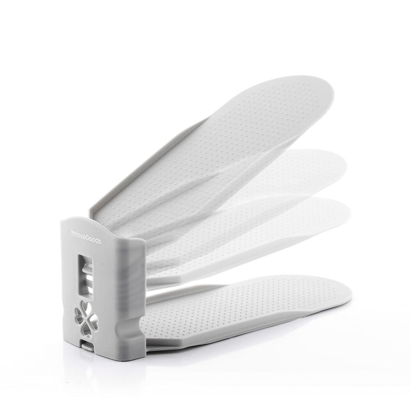Justerbar Sko Organizer InnovaGoods Grå Plastik 6 enheder (Refurbished A)