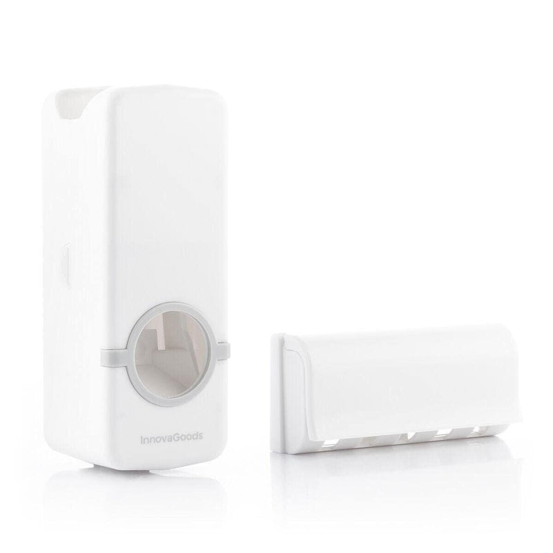 Tandpastadispenser med Tandbørsteholder InnovaGoods Hvid Plastik (2 enheder) (Refurbished C)