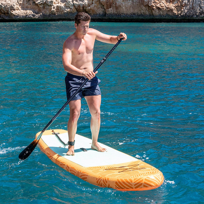 2 i 1 Oppusteligt Paddle Surf Board med sæde og tilbehør InnovaGoods Orange 10'5" 320 cm (Refurbished B)