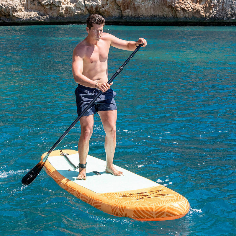 2 i 1 Oppusteligt Paddle Surf Board med sæde og tilbehør InnovaGoods Orange 10'5" 320 cm (Refurbished B)