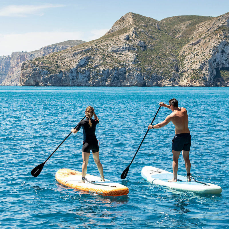 2 i 1 Oppusteligt Paddle Surf Board med sæde og tilbehør InnovaGoods Orange 10'5" 320 cm (Refurbished B)