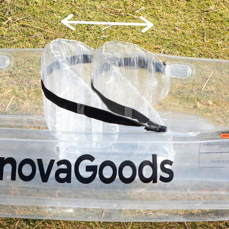 Oppustelig gennemsigtig kajak med tilbehør InnovaGoods 2 steder 312 cm (Refurbished B)