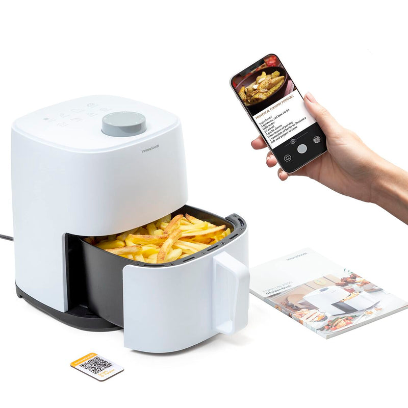 Varmluftsfrituregryde InnovaGoods Hvid 1200 W 2 L (Refurbished B)