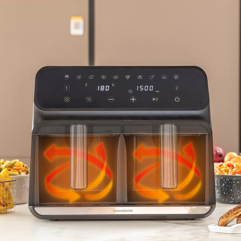 Varmluftsfrituregryde InnovaGoods   Sort 3400 W 8 L (Refurbished B)