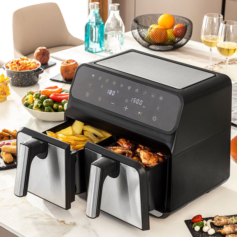 Varmluftsfrituregryde InnovaGoods   Sort 3400 W 8 L (Refurbished B)