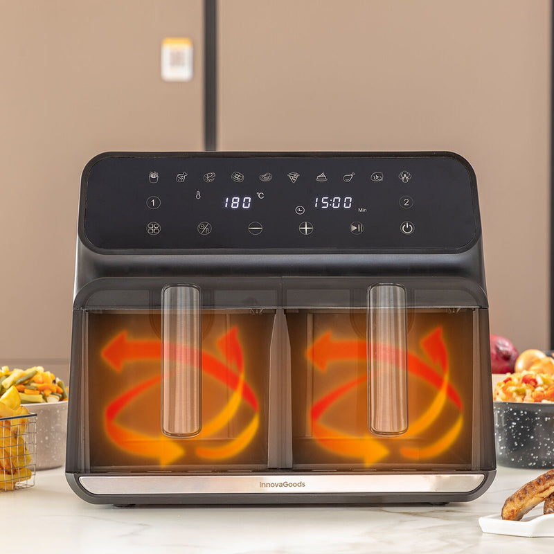 Varmluftsfrituregryde InnovaGoods   Sort 3400 W 8 L (Refurbished B)