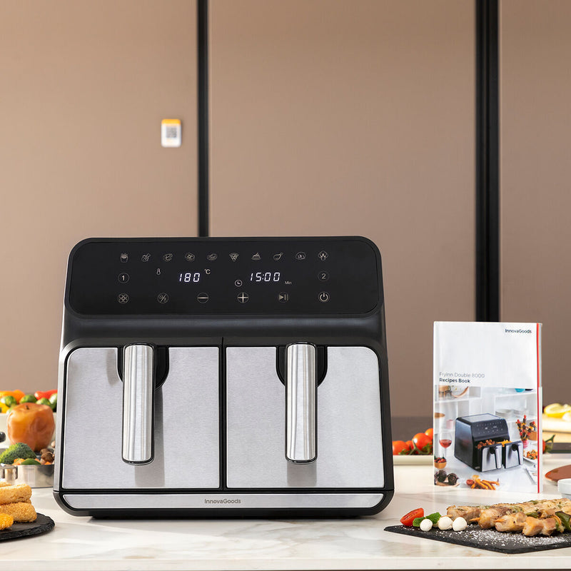 Varmluftsfrituregryde InnovaGoods   Sort 3400 W 8 L (Refurbished B)