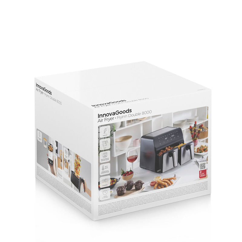 Varmluftsfrituregryde InnovaGoods   Sort 3400 W 8 L (Refurbished B)