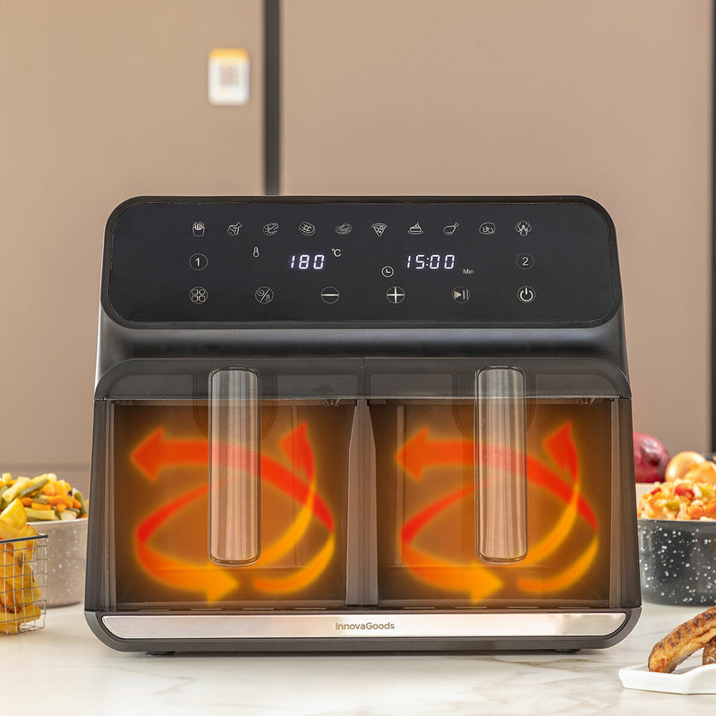 Varmluftsfrituregryde InnovaGoods   Sort 3400 W 8 L (Refurbished B)