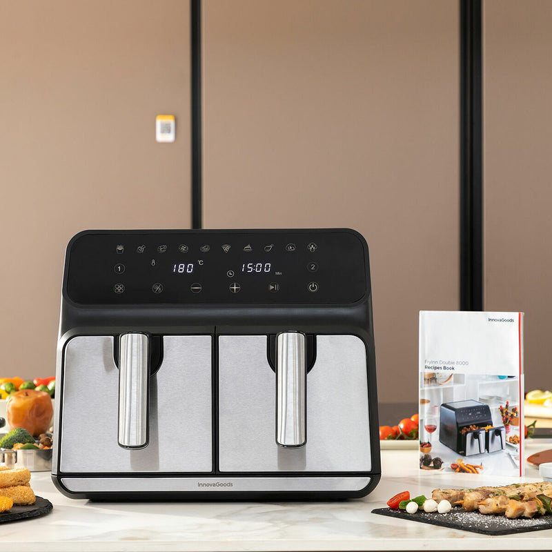 Varmluftsfrituregryde InnovaGoods   Sort 3400 W 8 L (Refurbished B)
