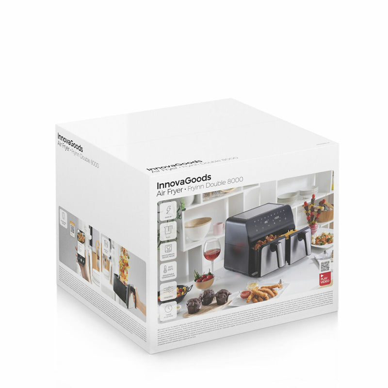 Varmluftsfrituregryde InnovaGoods   Sort 3400 W 8 L (Refurbished B)