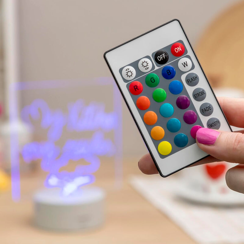 LED-tavle til noter og opslag InnovaGoods Grå Gennemsigtig (Refurbished B)