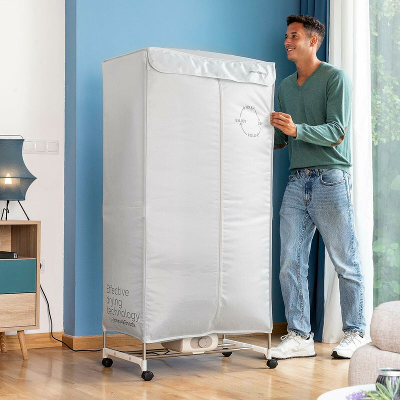 Bærbar elektrisk tørretumbler med 2 højder InnovaGoods (Refurbished A)