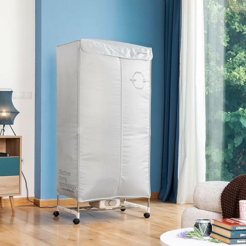 Bærbar elektrisk tørretumbler med 2 højder InnovaGoods (Refurbished A)