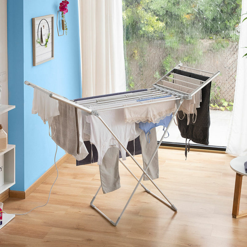 Foldbart elektrisk tørrestativ med vinger InnovaGoods   230 W 20 Stænger9 Plastik (Refurbished B)