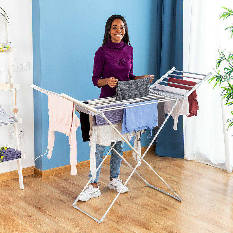 Foldbart elektrisk tørrestativ med vinger InnovaGoods   230 W 20 Stænger9 Plastik (Refurbished B)