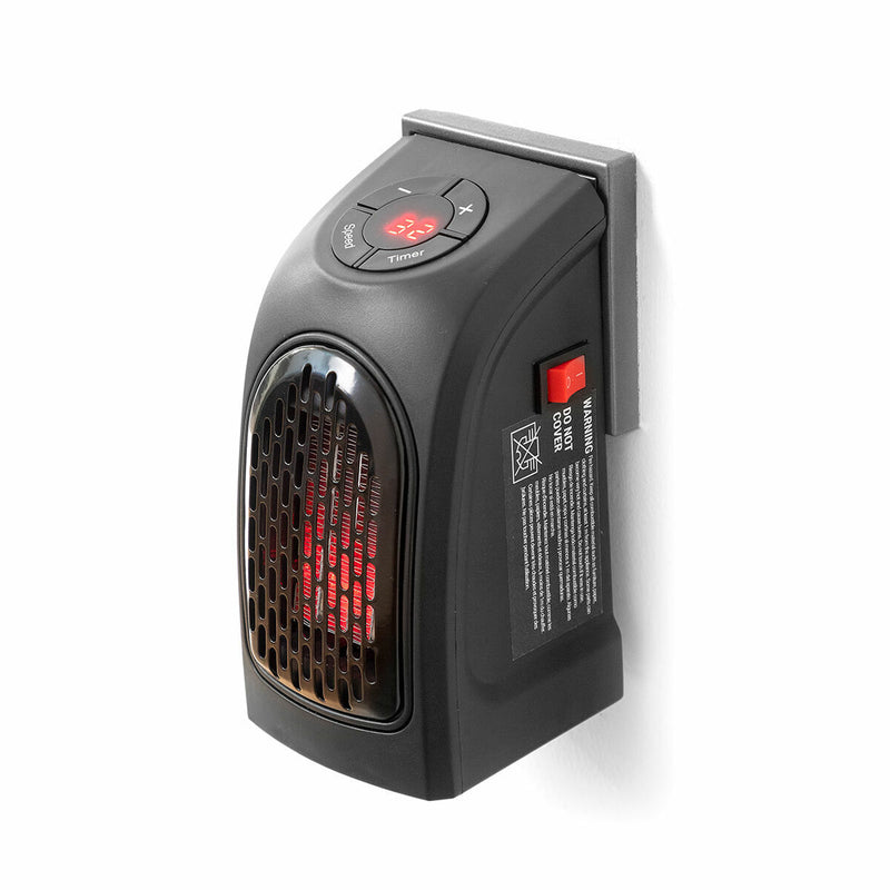 Bærbar minivarmer til stikkontakt InnovaGoods Sort 400 W (Refurbished A)