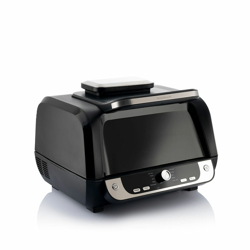Varmluftsfrituregryde med grill, tilbehør og opskriftsbog InnovaGoods Stål 3400 W 6 L (Refurbished B)