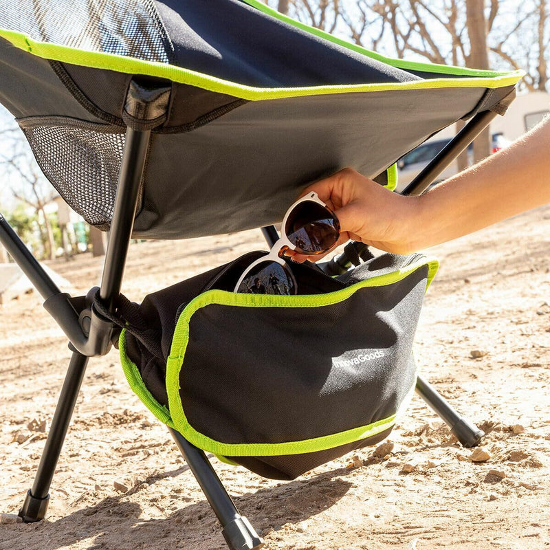 Sammenklappelig campingstol InnovaGoods Sort (Refurbished B)