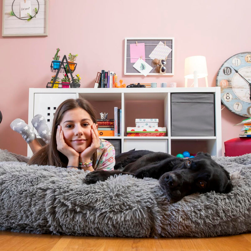 Hundeseng til mennesker | Human Dog Bed XXL InnovaGoods Grå (Refurbished A)