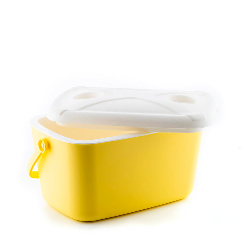Bærbar køleboks InnovaGoods Gul Turkisblå 15 L (Refurbished B)
