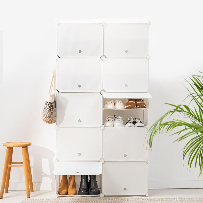 Bærbar, modulær skoholder InnovaGoods Levoun Hvid (Refurbished B)