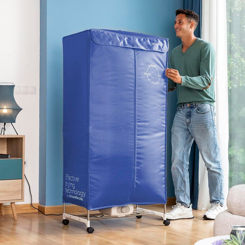 Bærbar elektrisk tørretumbler med 2 højder InnovaGoods 1200 W (Refurbished A)