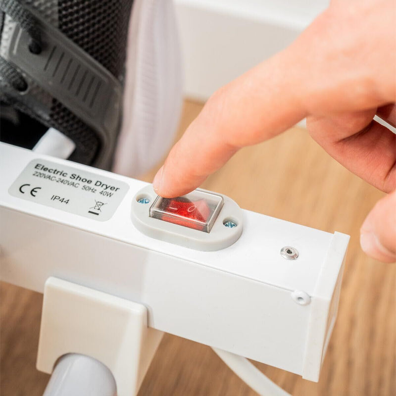 Elektrisk Skotørrestativ InnovaGoods 40 W 2 par Hvid (Refurbished B)