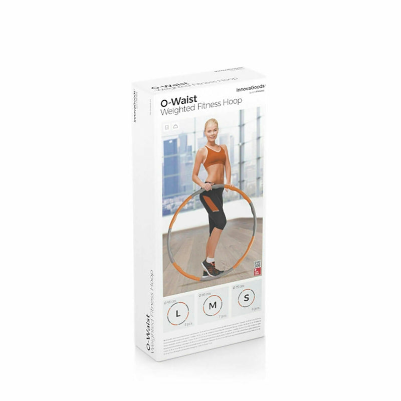 Pack Adskillelig Fitness Hula Hop Bedækket med Skum og Sport Afslankgordel met Sauna Effect InnovaGoods